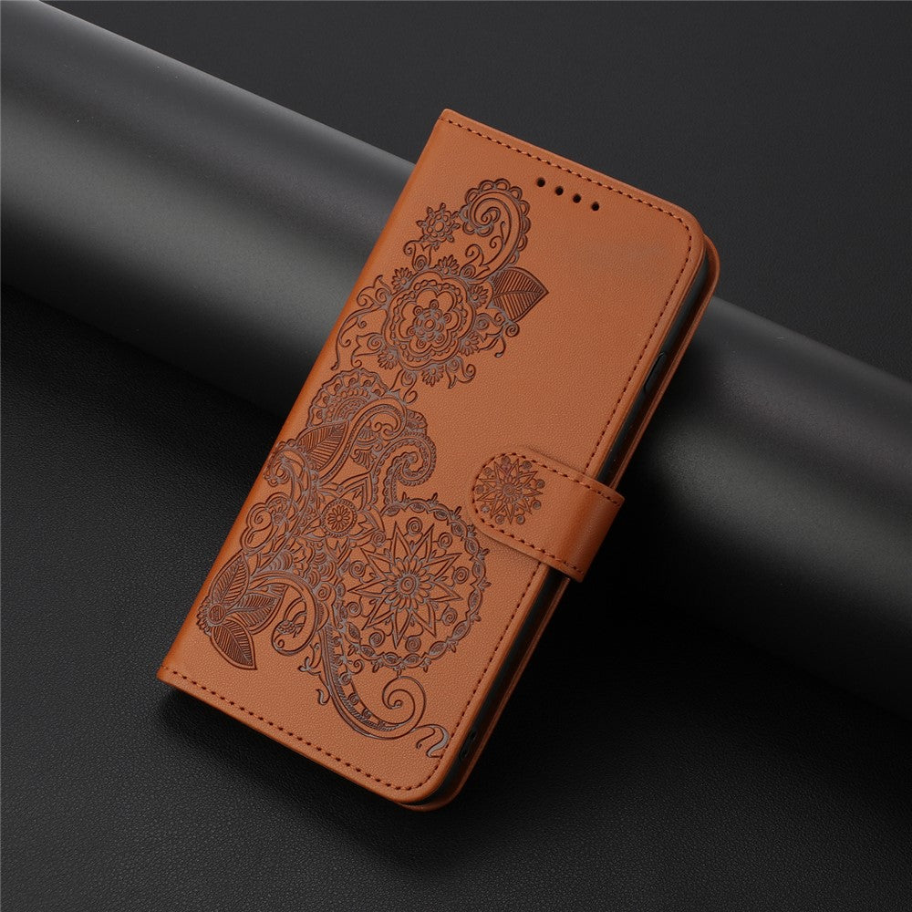 For Samsung Galaxy M16 5G / Galaxy F16 5G Phone Cases Mandala Flower Leather Wallet Mobile Cover with Strap