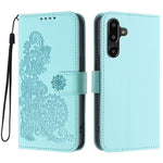 For Samsung Galaxy M16 5G / Galaxy F16 5G Phone Cases Mandala Flower Leather Wallet Mobile Cover with Strap