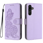 For Samsung Galaxy M16 5G / Galaxy F16 5G Phone Cases Mandala Flower Leather Wallet Mobile Cover with Strap