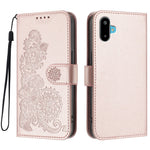 For Samsung Galaxy M06 5G / Galaxy F06 5G Phone Cases Mandala Flower Leather Wallet Mobile Cover with Strap