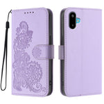 For Samsung Galaxy M06 5G / Galaxy F06 5G Phone Cases Mandala Flower Leather Wallet Mobile Cover with Strap