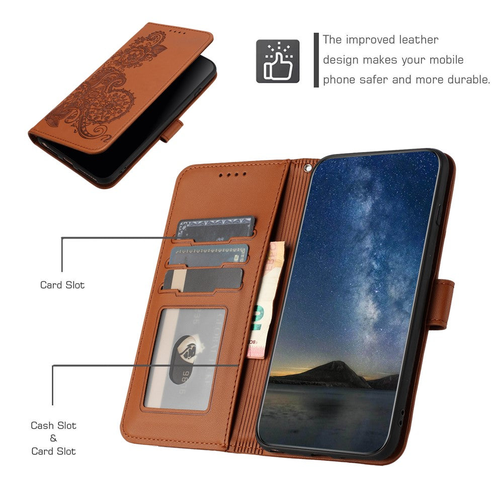For Honor 400 Lite 5G Phone Cases Mandala Flower Leather Wallet Mobile Cover with Strap