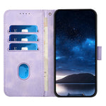 For Honor 400 Lite 5G Leather Wallet Case Butterfly Flower Imprinted Phone Cover with Strap
