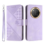 For Honor X60 Pro 5G / Honor Magic7 Lite 5G / Honor X9c 5G Leather Wallet Case Butterfly Flower Imprinted Phone Cover with Strap