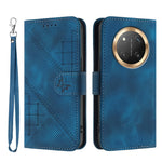 For Honor X60 Pro 5G / Honor Magic7 Lite 5G / Honor X9c 5G Leather Wallet Case Butterfly Flower Imprinted Phone Cover with Strap