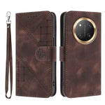 For Honor X60 Pro 5G / Honor Magic7 Lite 5G / Honor X9c 5G Leather Wallet Case Butterfly Flower Imprinted Phone Cover with Strap