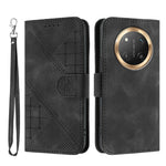 For Honor X60 Pro 5G / Honor Magic7 Lite 5G / Honor X9c 5G Leather Wallet Case Butterfly Flower Imprinted Phone Cover with Strap
