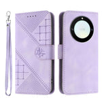 For Honor Magic5 Lite 5G / Honor X9a 5G / Honor X40 5G Leather Wallet Case Butterfly Flower Imprinted Phone Cover with Strap