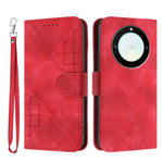 For Honor Magic5 Lite 5G / Honor X9a 5G / Honor X40 5G Leather Wallet Case Butterfly Flower Imprinted Phone Cover with Strap
