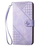 For Honor X8b 4G / Honor X8c 4G Leather Wallet Case Butterfly Flower Imprinted Phone Cover with Strap