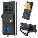 For Oppo Find N5 5G Case with Card Holder Kickstand Leather Phone Back Cover
