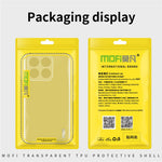 MOFI For Honor X8c 4G Gennemsigtigt Telefoncover Ultra-tyndt TPU Telefonbagcover