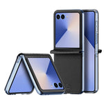 DUX DUCIS For Samsung Galaxy Z Flip7 5G Case Bril Series Leather+PC Phone Cover