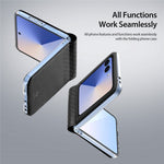 DUX DUCIS For Samsung Galaxy Z Flip7 5G Case Bril Series Leather+PC Phone Cover