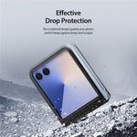 DUX DUCIS For Samsung Galaxy Z Flip7 5G Case Bril Series Leather+PC Phone Cover