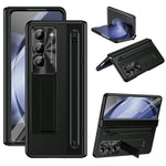 Til Samsung Galaxy Z Fold5 5G Cover UV Edge PC + PU + Glasfilm Telefoncover med Stylus