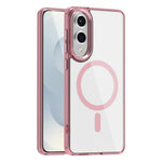 For Samsung Galaxy S25 Edge Magnetic Case TPU+PC Transparent Phone Cover