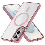 For Samsung Galaxy S25 Edge Magnetic Case TPU+PC Transparent Phone Cover
