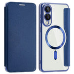 For Samsung Galaxy S25 Edge Magnetic Case RFID Blocking Leather Phone Cover