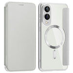 For Samsung Galaxy S25 Edge Magnetic Case RFID Blocking Leather Phone Cover