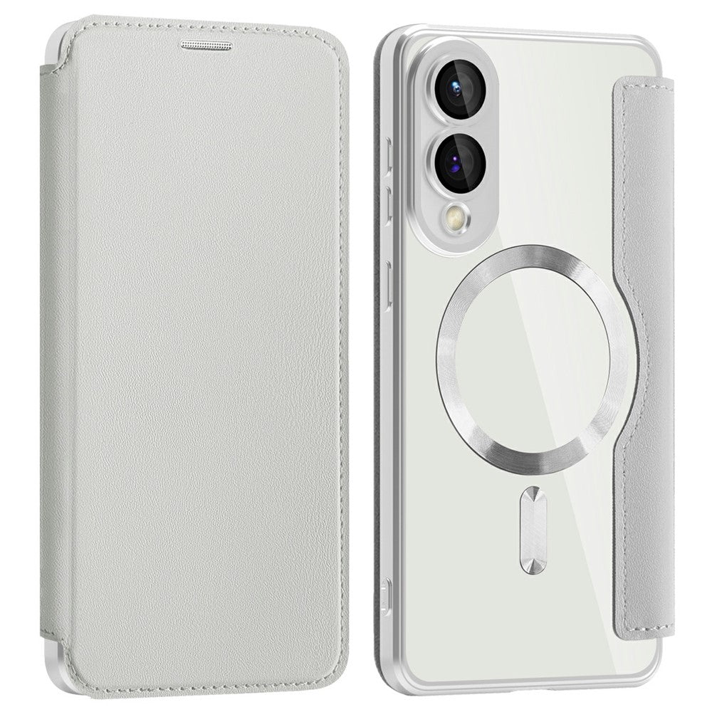 For Samsung Galaxy S25 Edge Magnetic Case RFID Blocking Leather Phone Cover