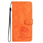 For OnePlus 13 Case Owl Imprinted PU Leather Wallet Phone Cover with Wrist Strap