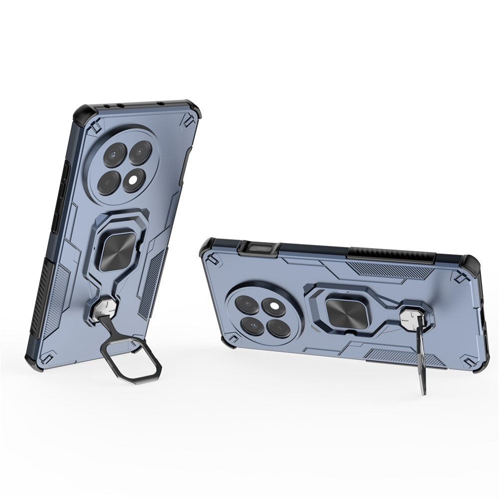 For OnePlus 13R 5G Case Rotatable Ring Kickstand PC + TPU Shockproof Phone Cover