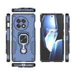For OnePlus 13R 5G Case Rotatable Ring Kickstand PC + TPU Shockproof Phone Cover