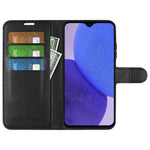 Litchi Texture PU Leather Phone Case for Samsung Galaxy A23e, Anti-scratch Wallet Stand Protective Phone Cover