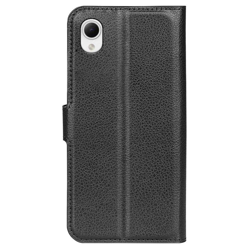 Litchi Texture PU Leather Phone Case for Samsung Galaxy A23e, Anti-scratch Wallet Stand Protective Phone Cover