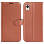 Litchi Texture PU Leather Phone Case for Samsung Galaxy A23e, Anti-scratch Wallet Stand Protective Phone Cover