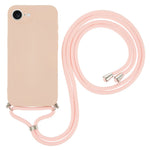 Til iPhone 17e / 16e cover Fleksibel TPU-fiberforing Stødsikker crossbody-telefoncover