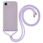 Til iPhone 17e / 16e cover Fleksibel TPU-fiberforing Stødsikker crossbody-telefoncover