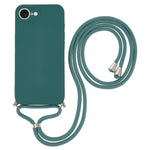 Til iPhone 17e / 16e cover Fleksibel TPU-fiberforing Stødsikker crossbody-telefoncover