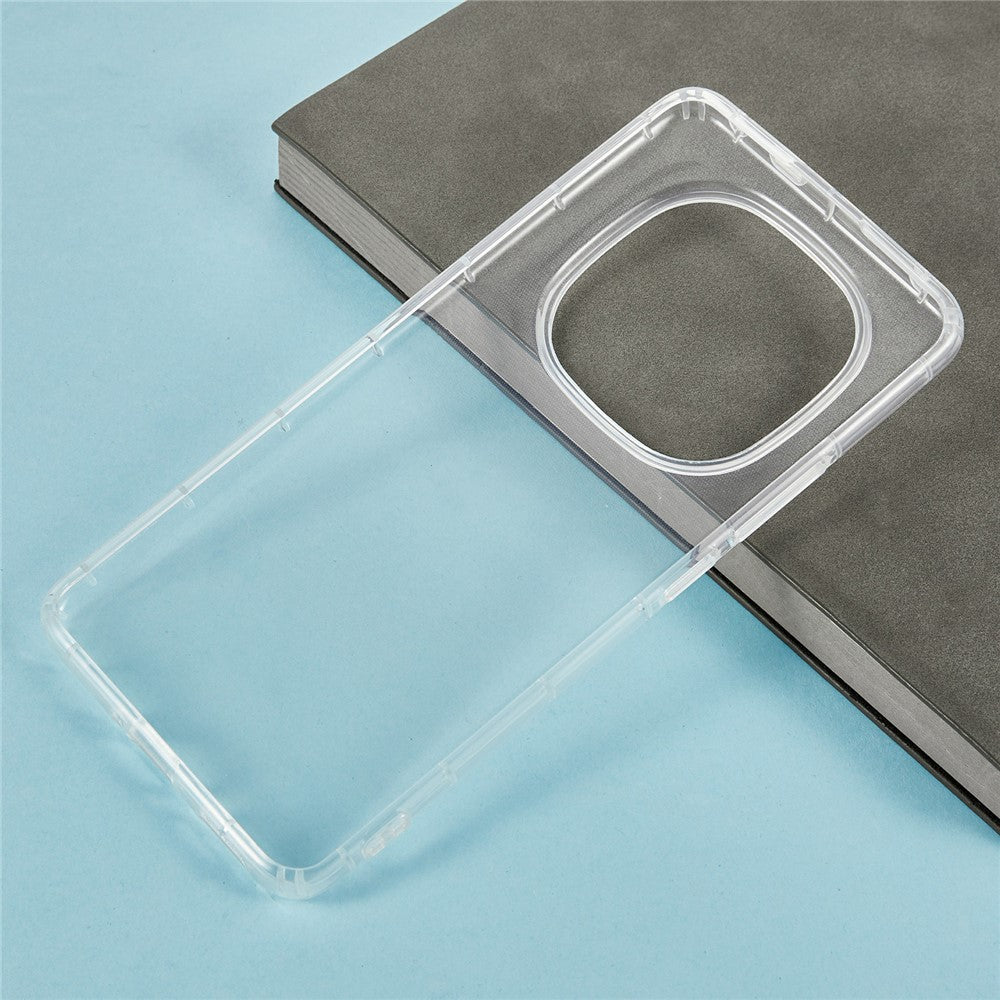 For Xiaomi Redmi Note 14 Pro+ 5G Case Transparent TPU Phone Back Cover Airbag Protection