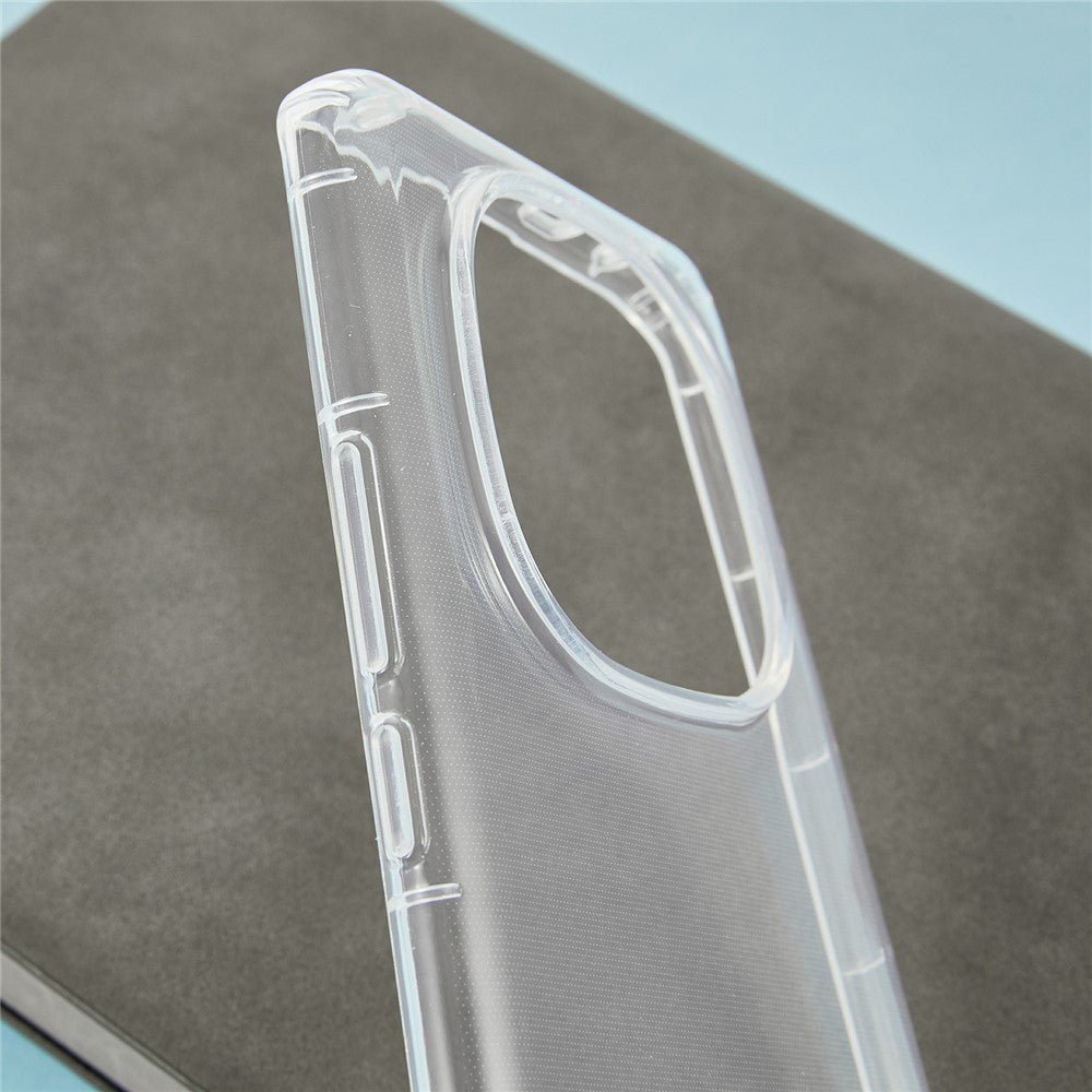 For Xiaomi Redmi Note 14 Pro+ 5G Case Transparent TPU Phone Back Cover Airbag Protection