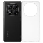 Xiaomi Redmi Note 14 Pro 5G / Poco X7 5G Skal Transparent TPU mobil Baksida Airbagskydd
