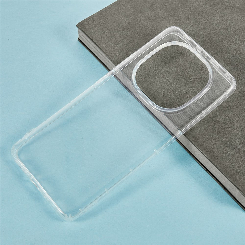 Xiaomi Redmi Note 14 Pro 5G / Poco X7 5G Skal Transparent TPU mobil Baksida Airbagskydd