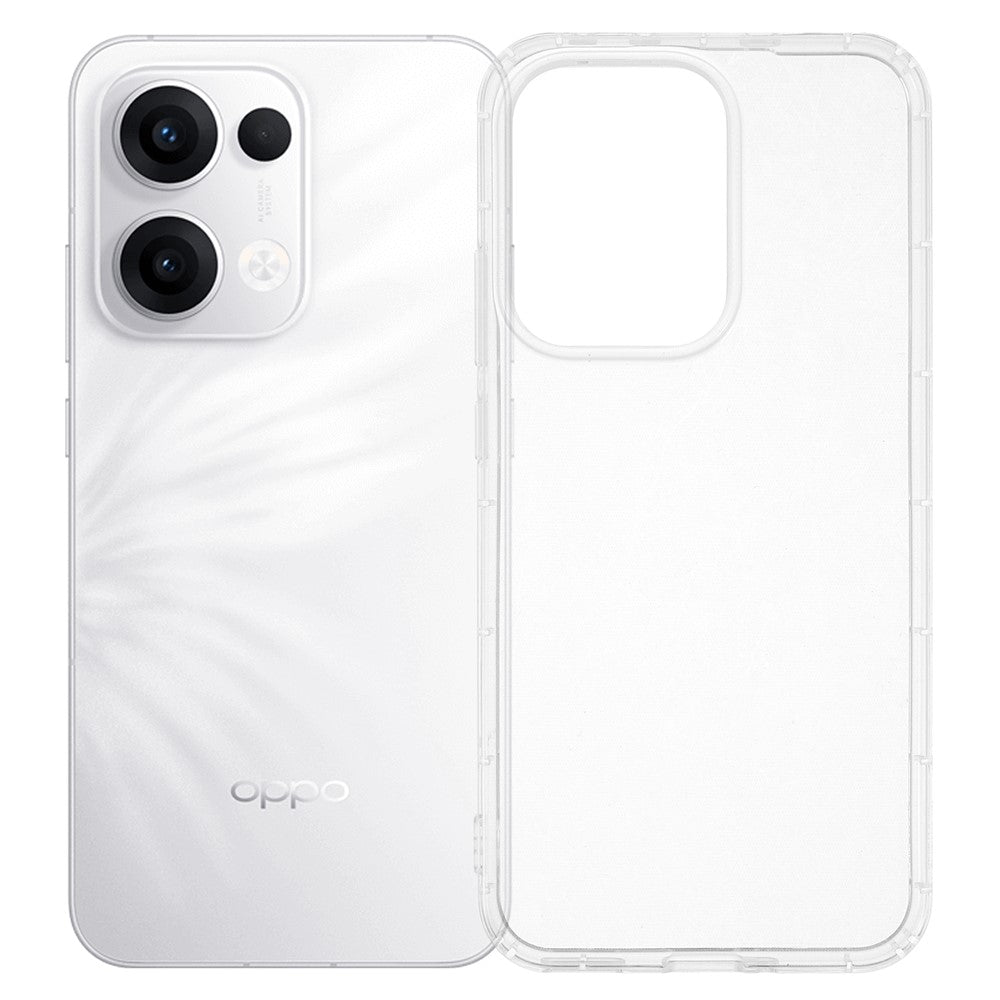 Oppo Reno13 5G (Global) Skal Transparent TPU mobil Baksida Airbagskydd
