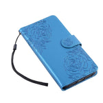 For Xiaomi Redmi Note 13 Pro 5G  /  Poco X6 5G Case Rose Flower PU Leather Wallet Phone Cover with 3 Card Slots