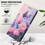 YX-2501 For Xiaomi Redmi Note 14 4G (164.84mm) Case Pattern Printing PU Leather Wallet Phone Cover with Lanyard