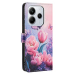 YX-2501 For Xiaomi Redmi Note 14 4G (164.84mm) Case Pattern Printing PU Leather Wallet Phone Cover with Lanyard