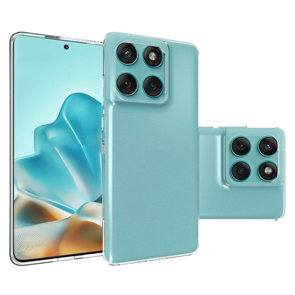 Til Motorola Edge 60 5G / 60 Fusion 5G / G Stylus 5G (2025) Cover Slankt Transparent Blødt TPU Telefoncover