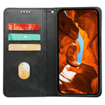 For Xiaomi Redmi Note 14S 4G Case Hidden Magnetic Closure Calf Texture Leather Phone Cover