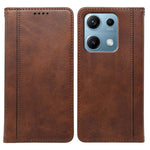 For Xiaomi Redmi Note 14S 4G Case Hidden Magnetic Closure Calf Texture Leather Phone Cover