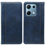 For Xiaomi Redmi Note 14S 4G Case Hidden Magnetic Closure Calf Texture Leather Phone Cover