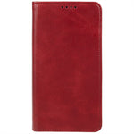 For Xiaomi Redmi Note 14S 4G Case Strong Magnetic PU Leather Phone Cover Calf Texture