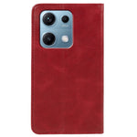 For Xiaomi Redmi Note 14S 4G Case Strong Magnetic PU Leather Phone Cover Calf Texture