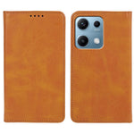 For Xiaomi Redmi Note 14S 4G Case Strong Magnetic PU Leather Phone Cover Calf Texture