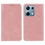 For Xiaomi Redmi Note 14S 4G Case Strong Magnetic PU Leather Phone Cover Calf Texture
